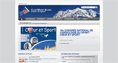 Desktop Screenshot of cardiomontblanc.fr